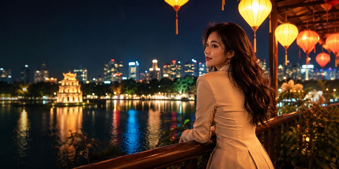 Người dùng tại Hà Nội mở ứng dụng casino 78wi trong không gian đèn lồng truyền thống