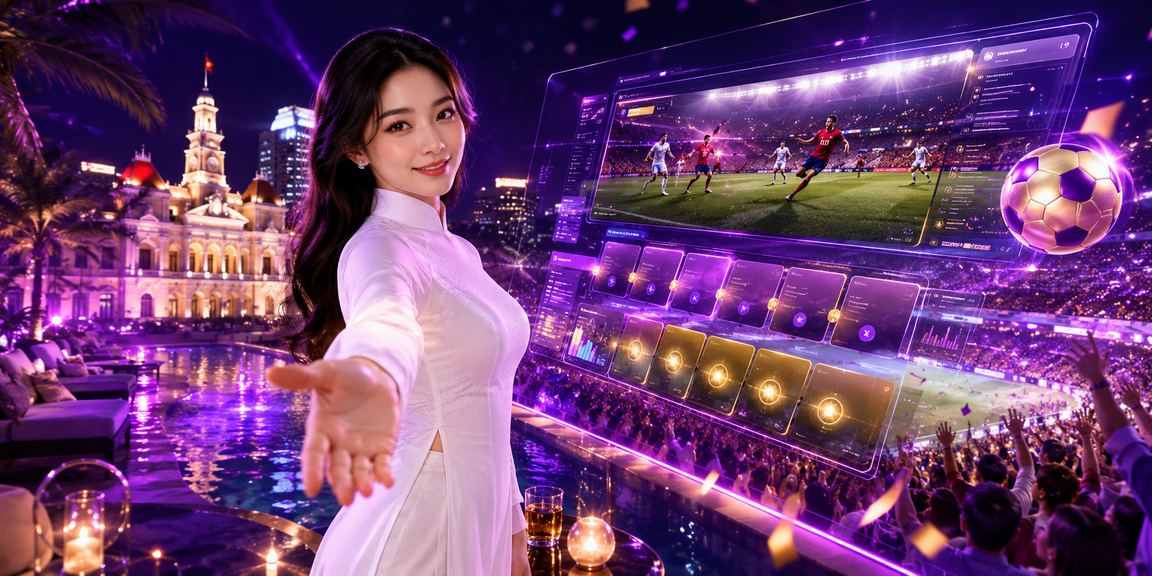 Không khí cá cược và giải trí trực tuyến tại TP. Hồ Chí Minh với trang phục áo dài truyền thống